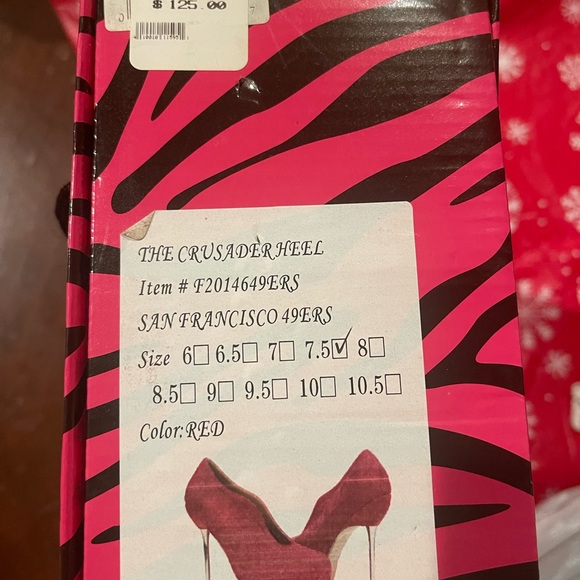 Ladies 49ers Heels 👠👠👠 - Picture 4 of 4